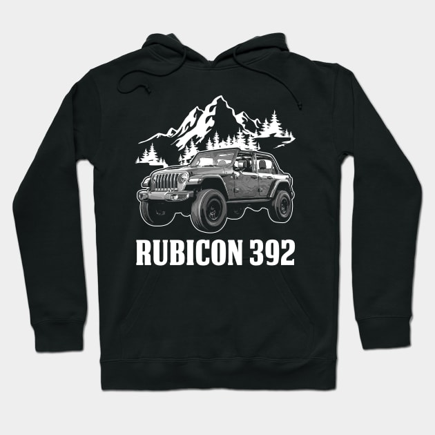 Jeep Wrangler Rubicon 392 jeep car name Hoodie by Madisen Harvey